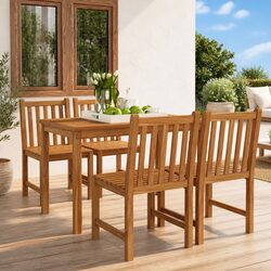 Concise and Durable 5-Piece Garden Dining Set