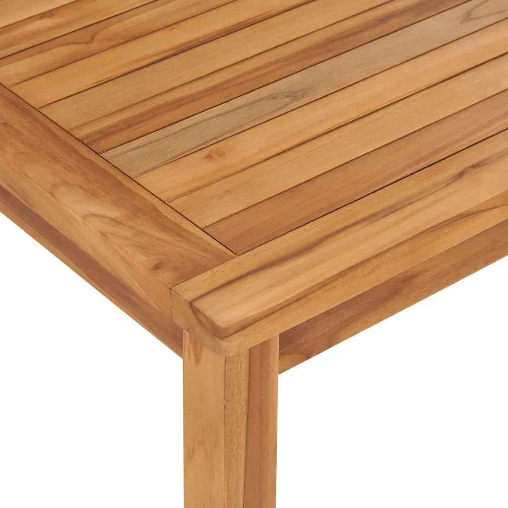 Garden Dining Set 5 Piece Outdoor Furniture Teak Wood Table Chairs Patio