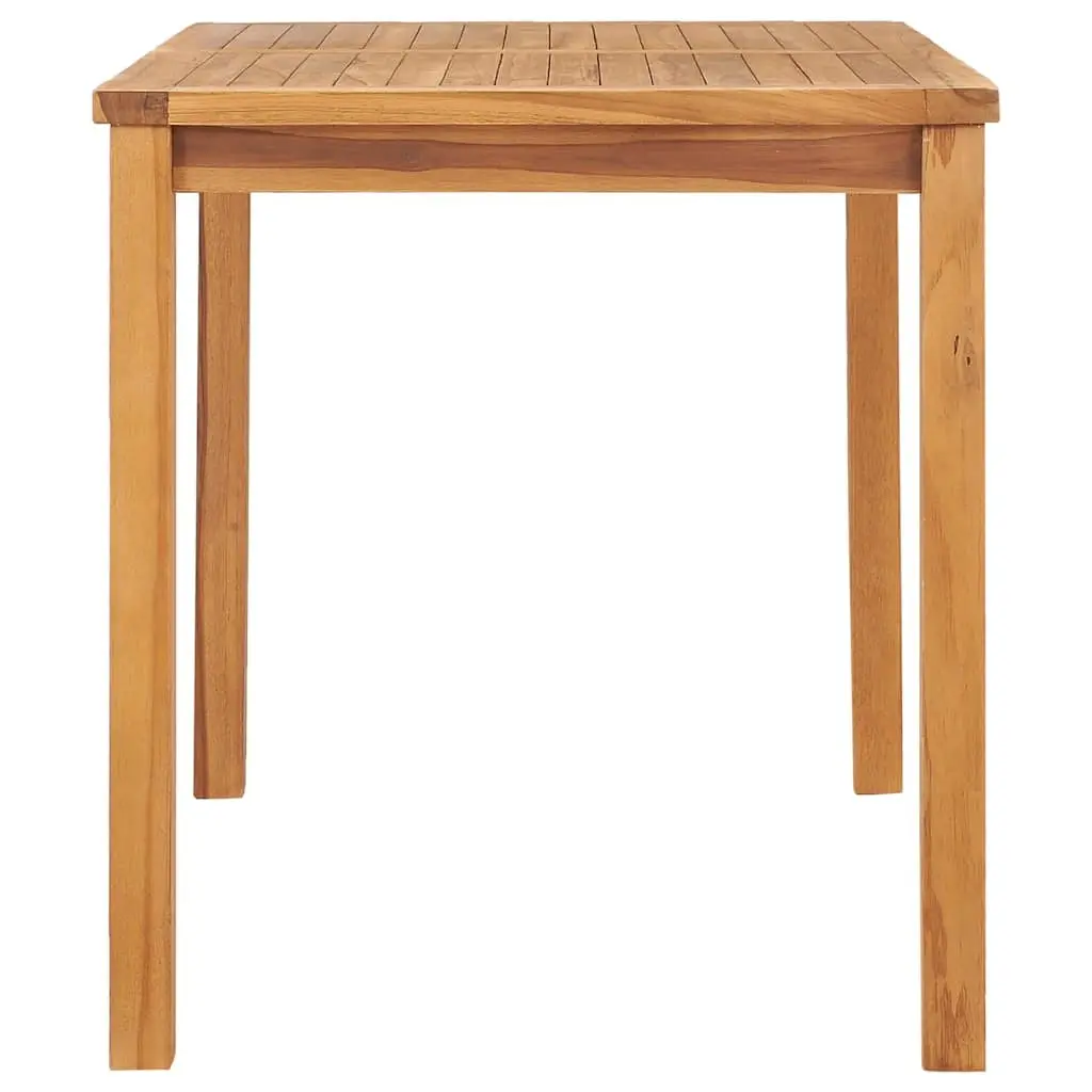 Garden Dining Set 5 Piece Outdoor Furniture Teak Wood Table Chairs Patio
