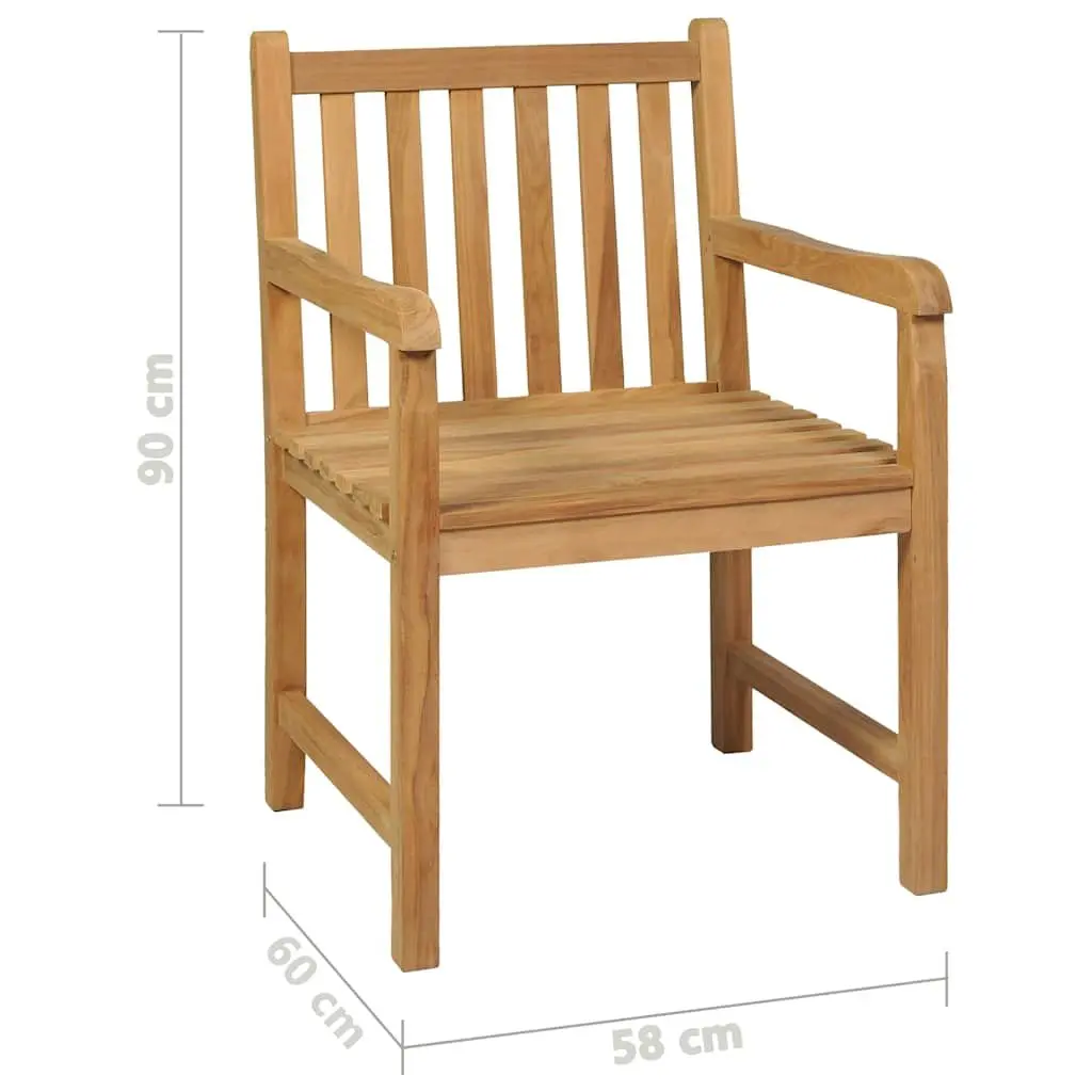 9-Piece Teak Garden Dining Set
