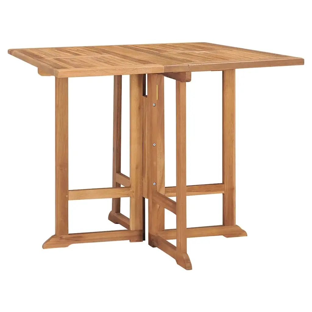 5 Piece Outdoor Dining Set with Folding Functionality