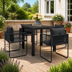 5 Piece Outdoor Dining Set: Simple and Efficient