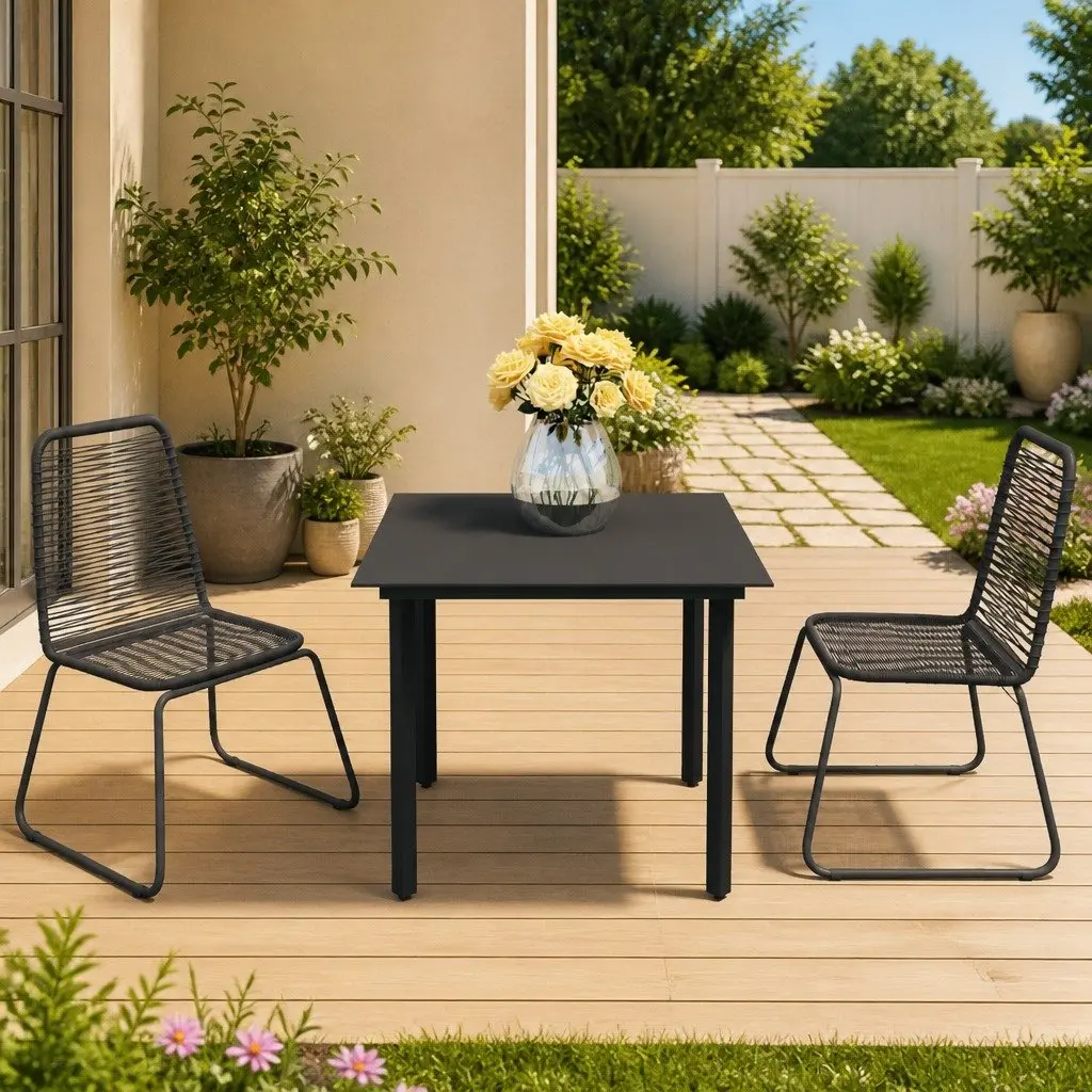 3 Piece Garden Dining Set
