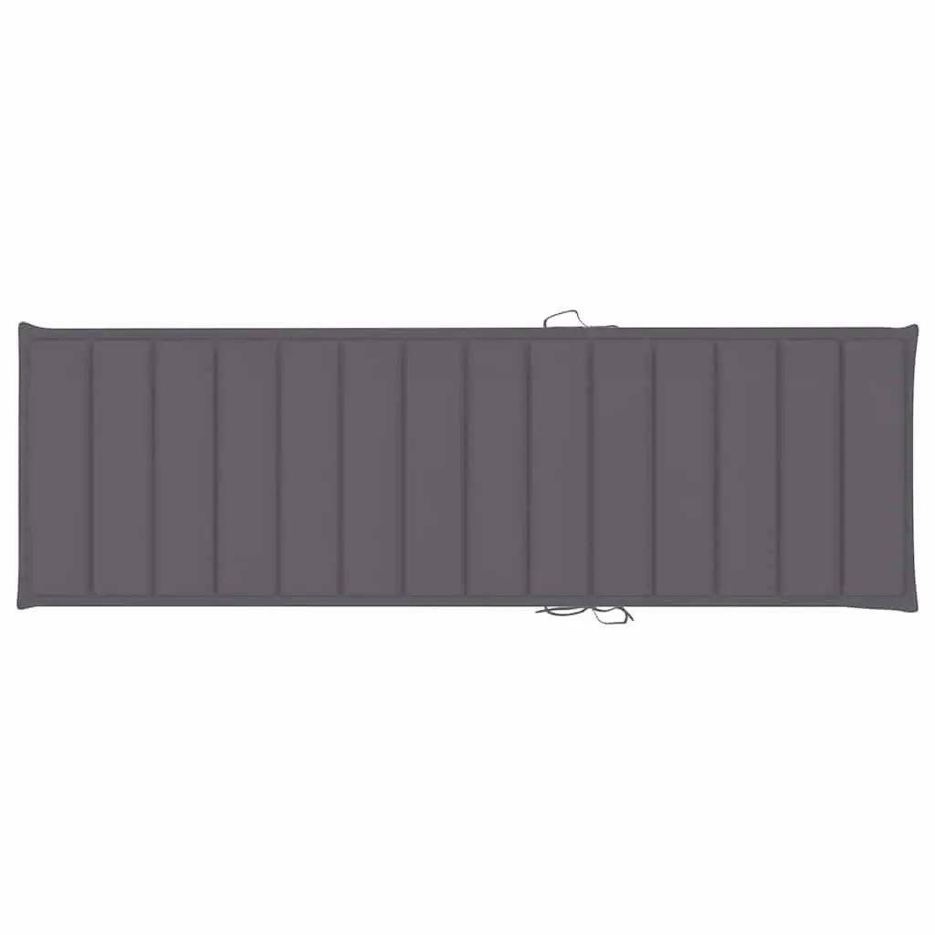 Grey Sun Lounger with Adjustable Components