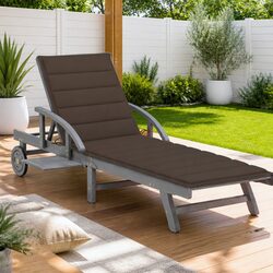 Concise Adjustable Sun Lounger for Outdoor Comfort