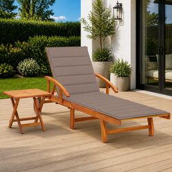 Your Friendly Acacia Wood Sun Lounger