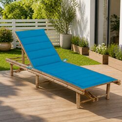 Bamboo Lounger with Adjustable Comfort and Style