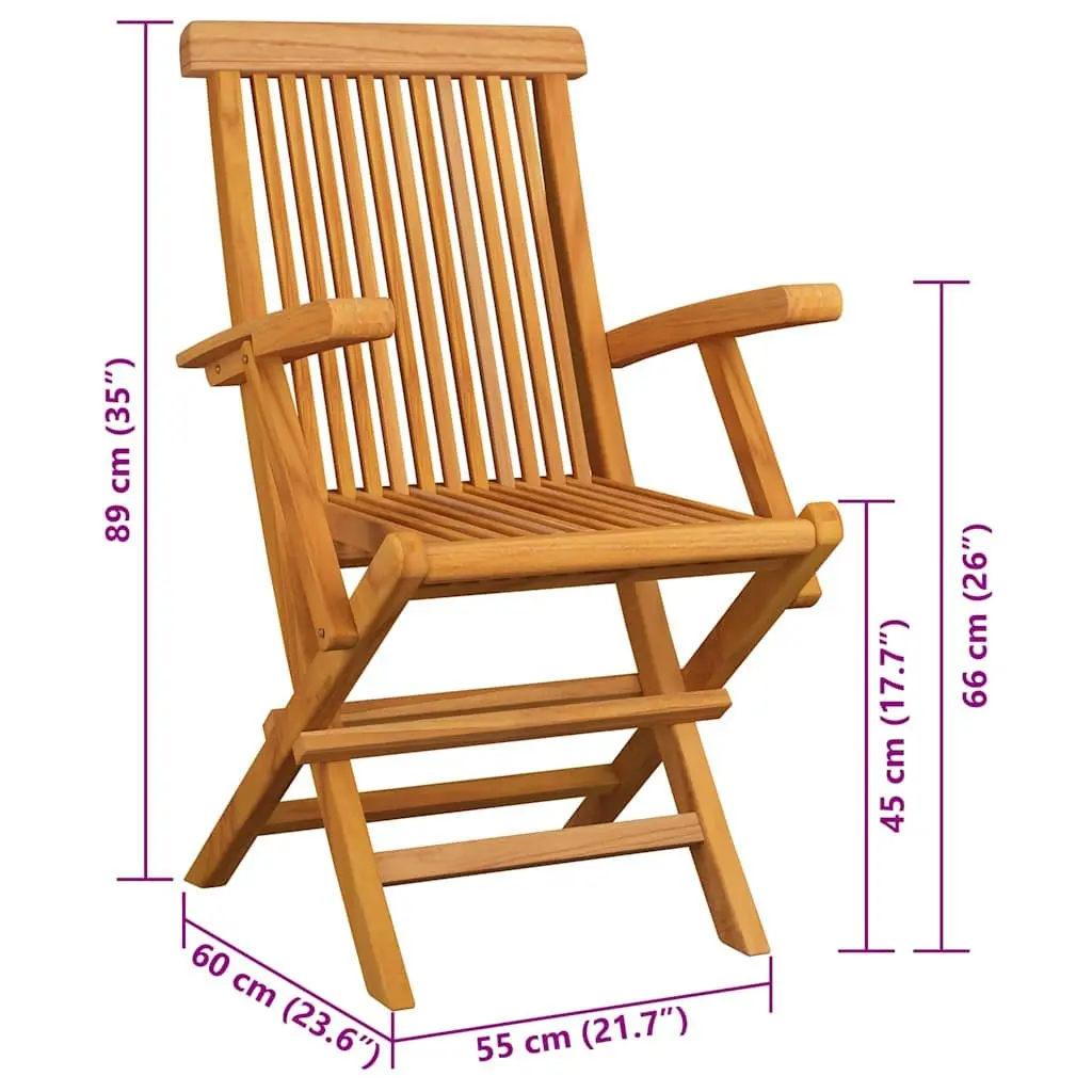 Outdoor Garden Chairs Set 6 Pieces Wooden Seat Patio Seating with Grey Cushions