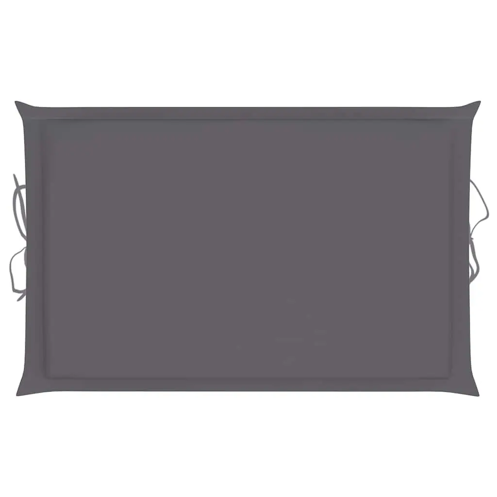 Rocking Sun Lounger Anthracite Outdoor Garden Cushion Relaxation Seat