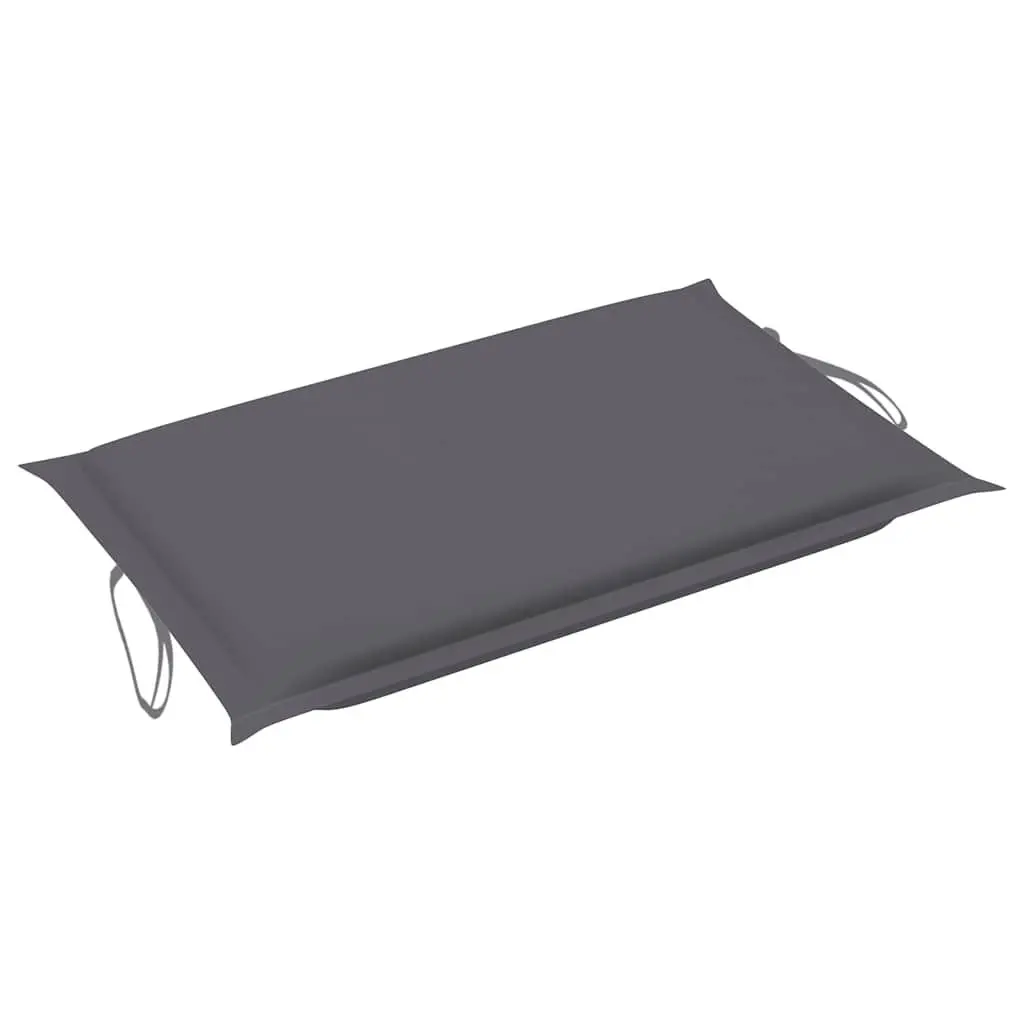 Rocking Sun Lounger Anthracite Outdoor Garden Cushion Relaxation Seat