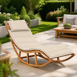 Rocking Sun Lounger for Effortless Relaxation