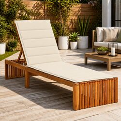 Concise Features of Sun Lounger with Cushion Included