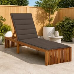 Quality Sun Lounger with Adjustable Backrest
