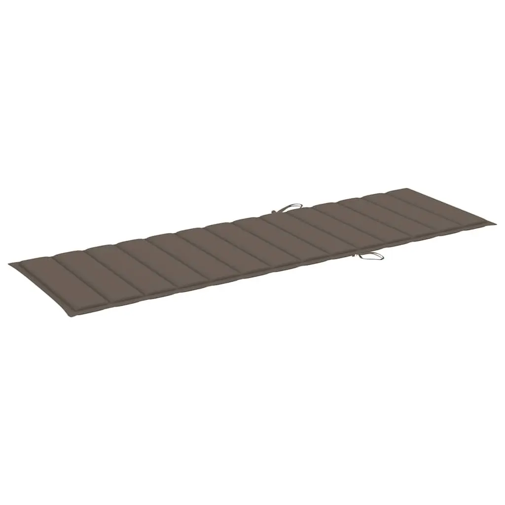 Sun Lounger with Adjustable Backrest