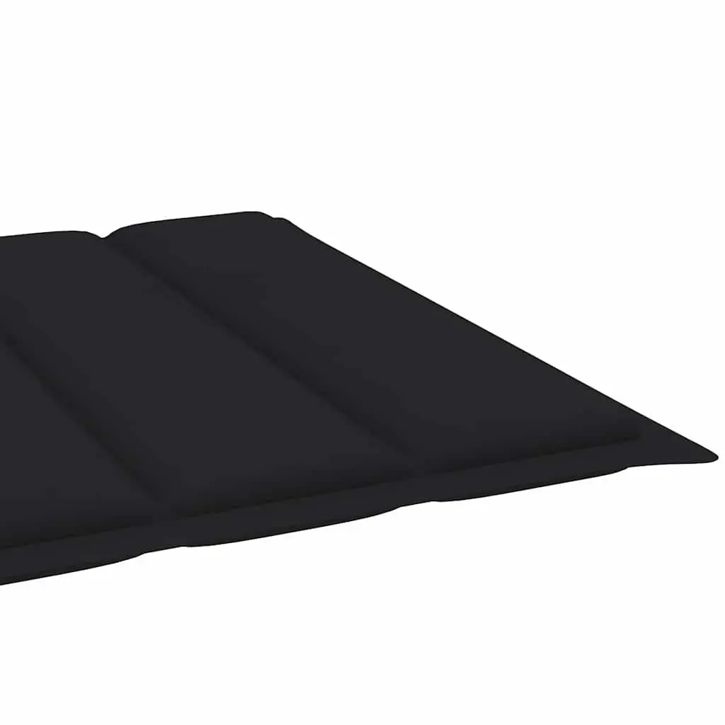 Folding Sun Lounger with Cushion