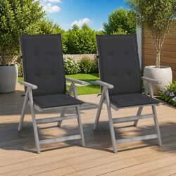 Outdoor Reclining Chairs Set for Relaxation