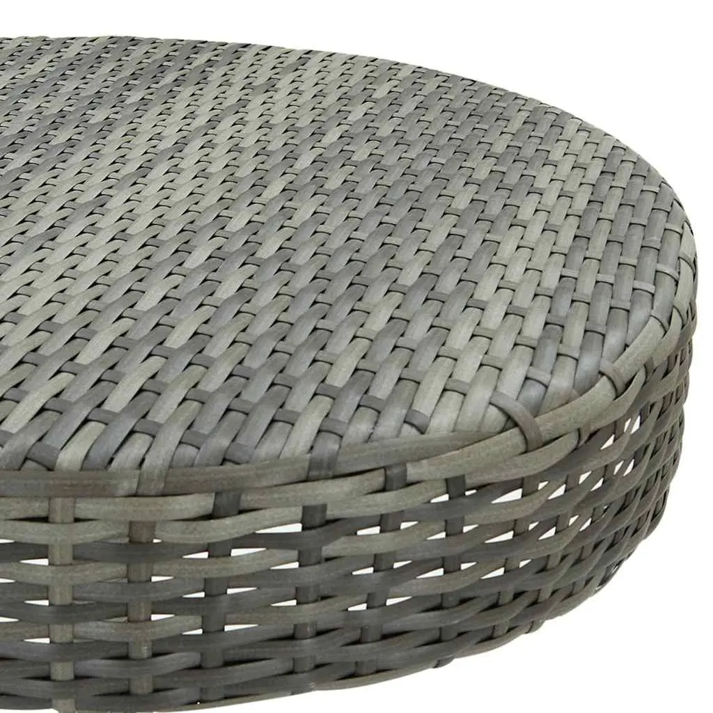 3 Piece Garden Bar Set Poly Rattan Outdoor Bar Table Stools Grey Patio Furniture