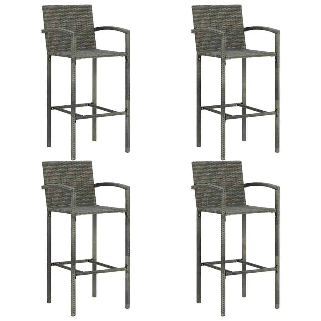 5-Piece Grey Bar Set for Outdoor Gatherings