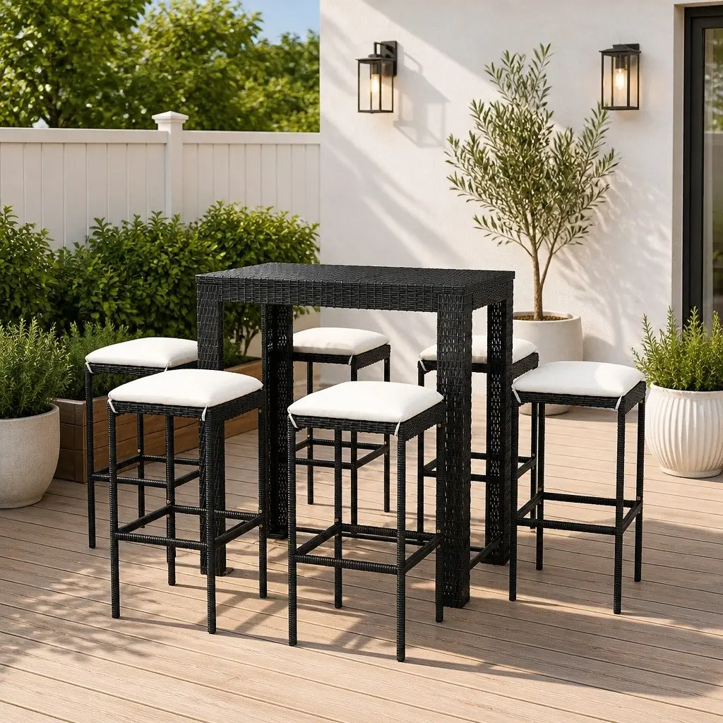 7 Piece Garden Bar Set for Entertaining