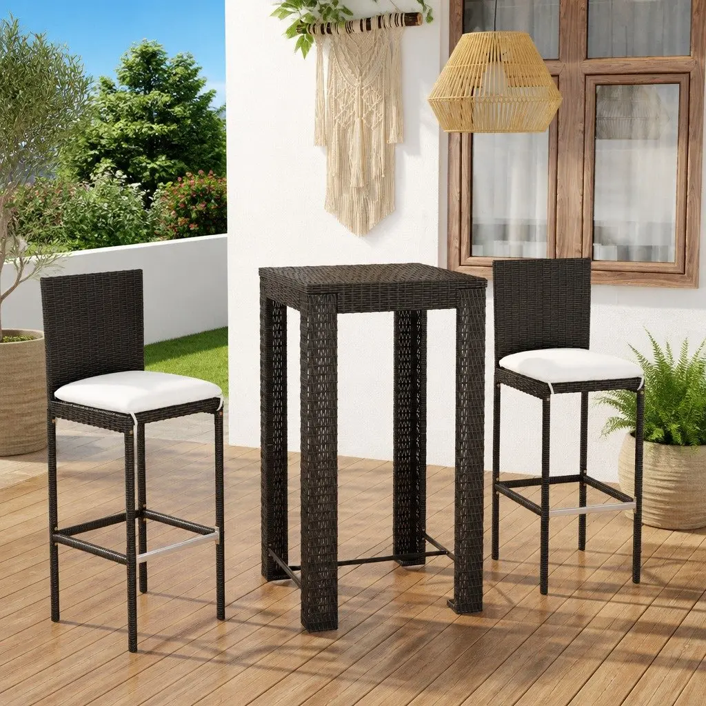 3 Piece Bar Set for Outdoors