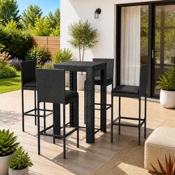 Compact Outdoor Bar Set: 5 Pieces for Your Enjoyment
