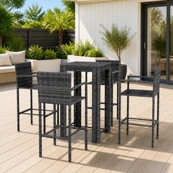 5 Piece Outdoor Bar Set: Stylish & Functional Design
