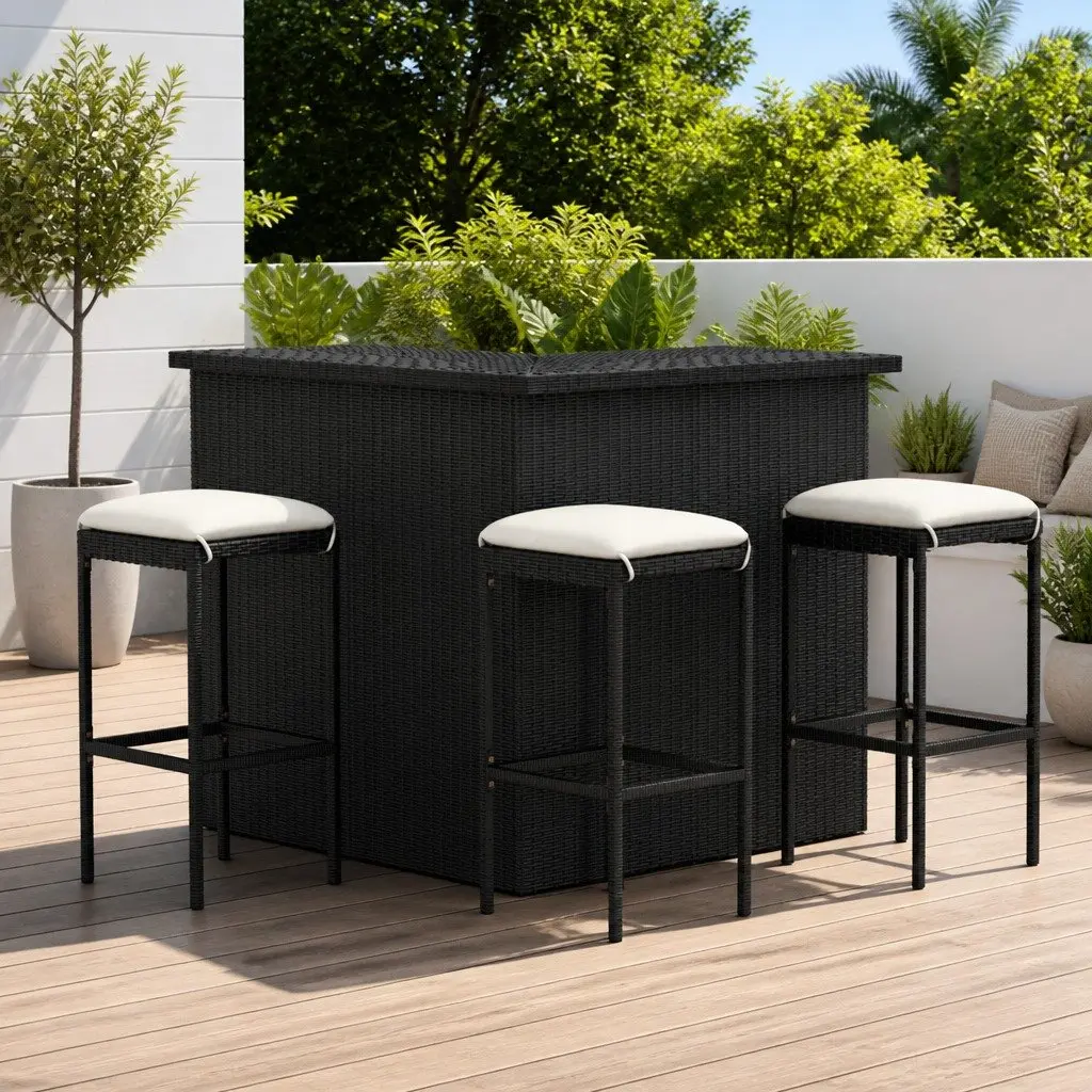4-Piece Outdoor Bar Set