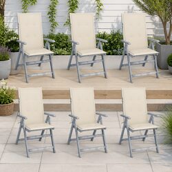 6-Piece Reclining Chairs Set - Style and Function