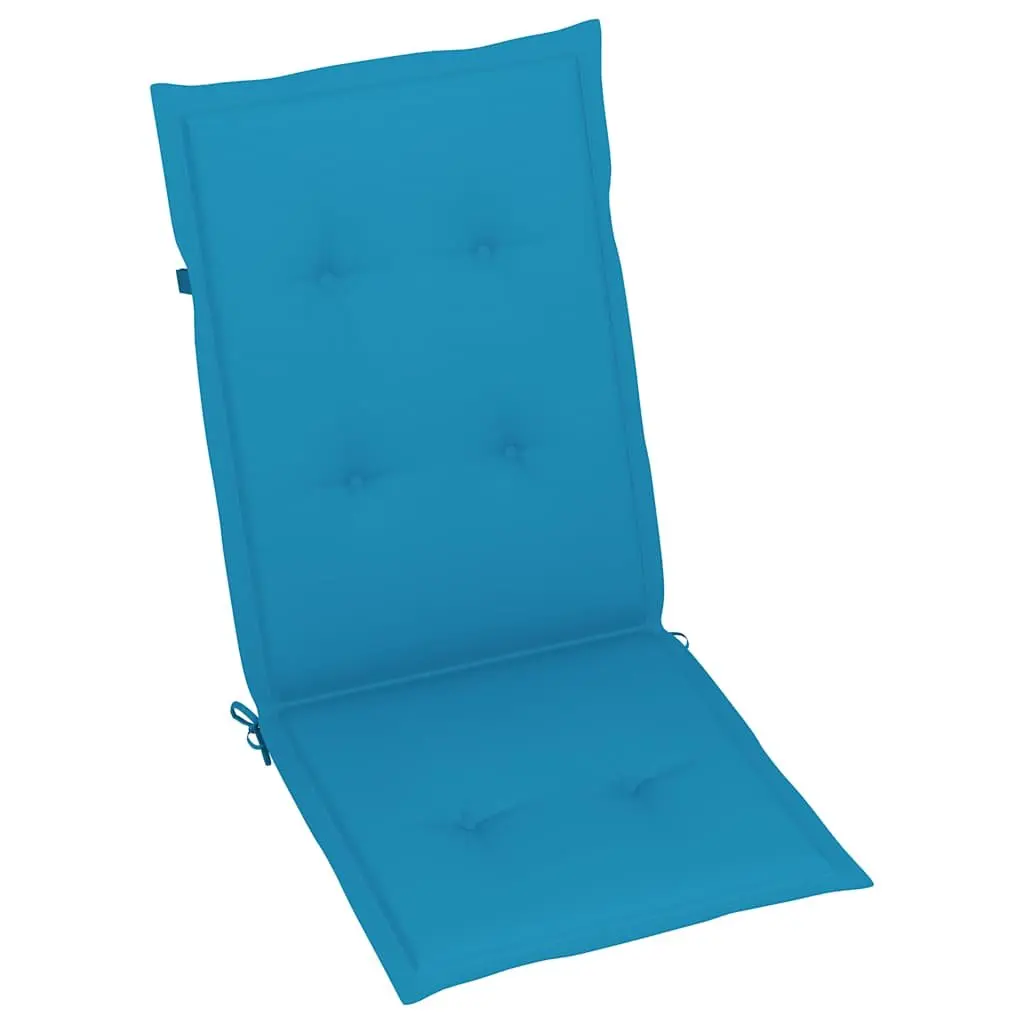 Outdoor Reclining Chairs 4 Piece Set Garden Seating with Cushions Acacia Wood