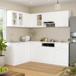 11 Piece Kitchen Cabinet Set with Ample Storage