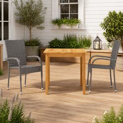 Compact and Efficient 3-Piece Outdoor Dining Set