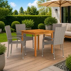 Compact and Durable 5-Piece Outdoor Dining Set