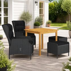 5 Piece Garden Dining Set for Stylish Outdoor Living