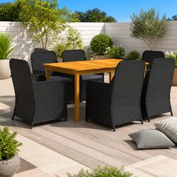 7 Piece Outdoor Dining Set: Quality and Comfort