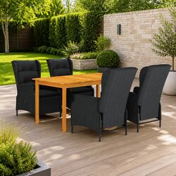 5-Piece Garden Dining Set with Quality Comfort Features