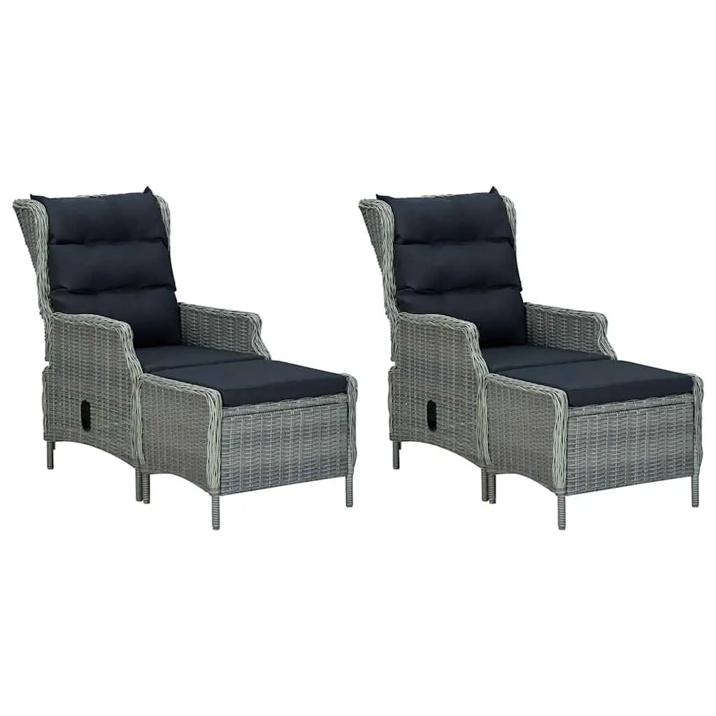 Garden Dining Set 7 Piece Outdoor Furniture Grey Rattan Chair Table Patio