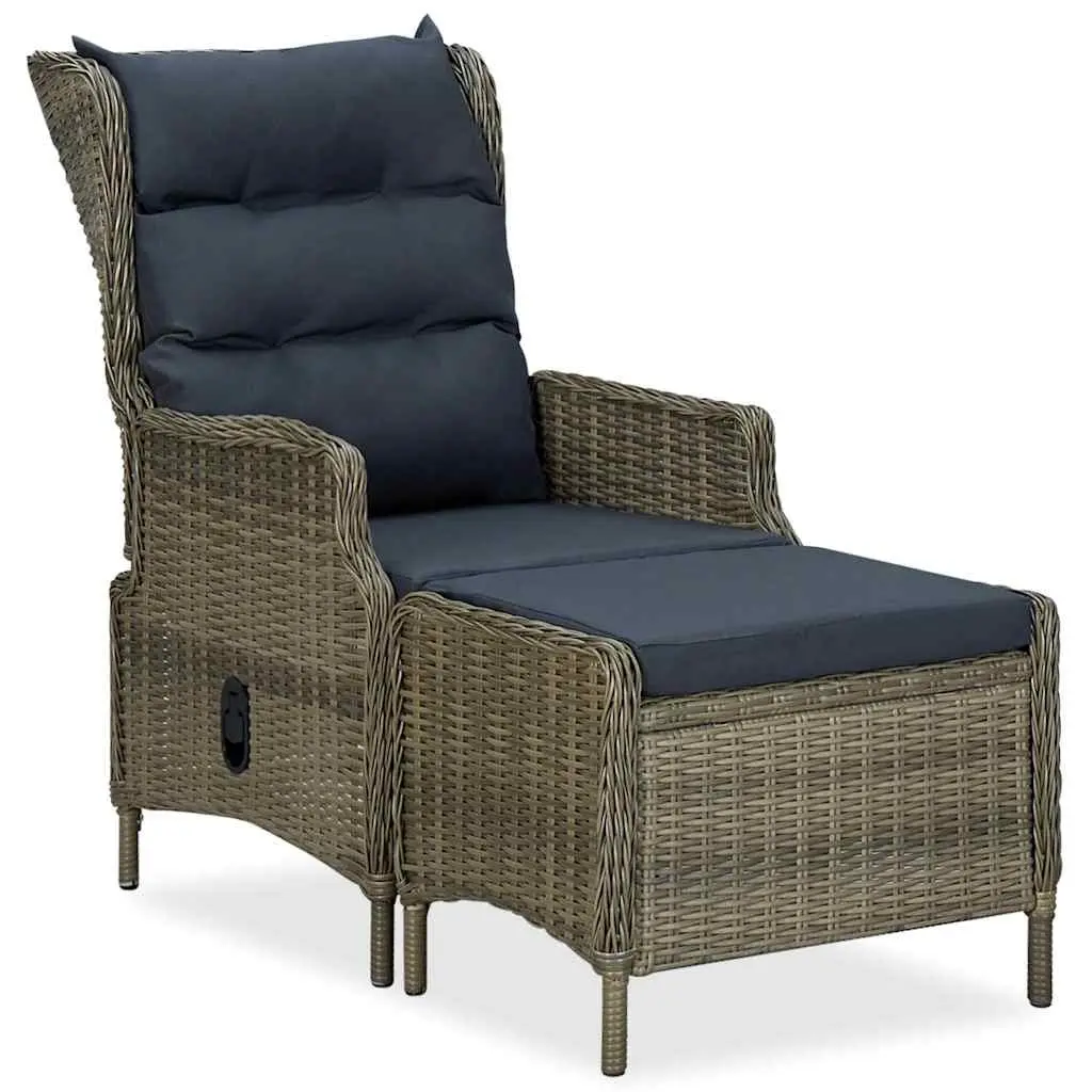 Garden Dining Set 7 Piece Outdoor Furniture Brown Acacia Wood Rattan Chairs