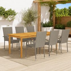 7 Piece Garden Dining Set: Style Meets Functionality