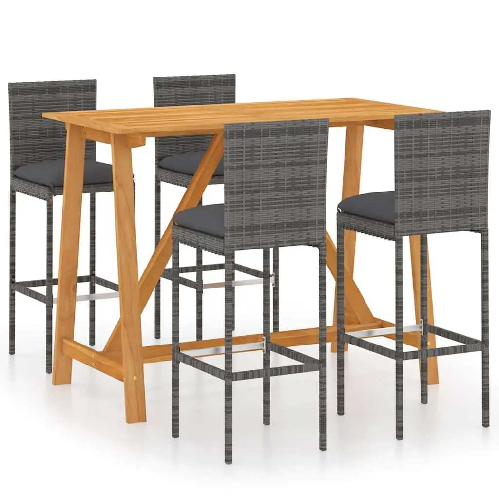 5 Piece Garden Bar Set