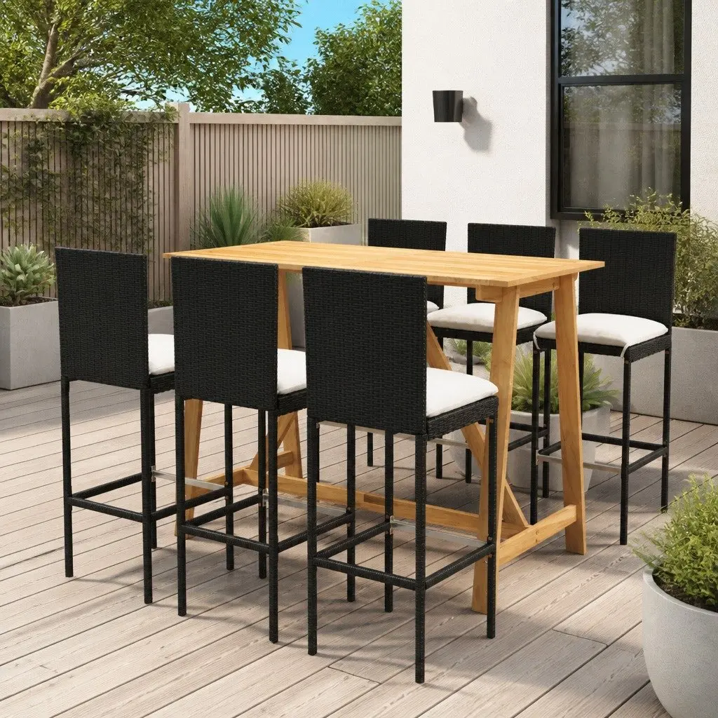 7-Piece Outdoor Bar Set