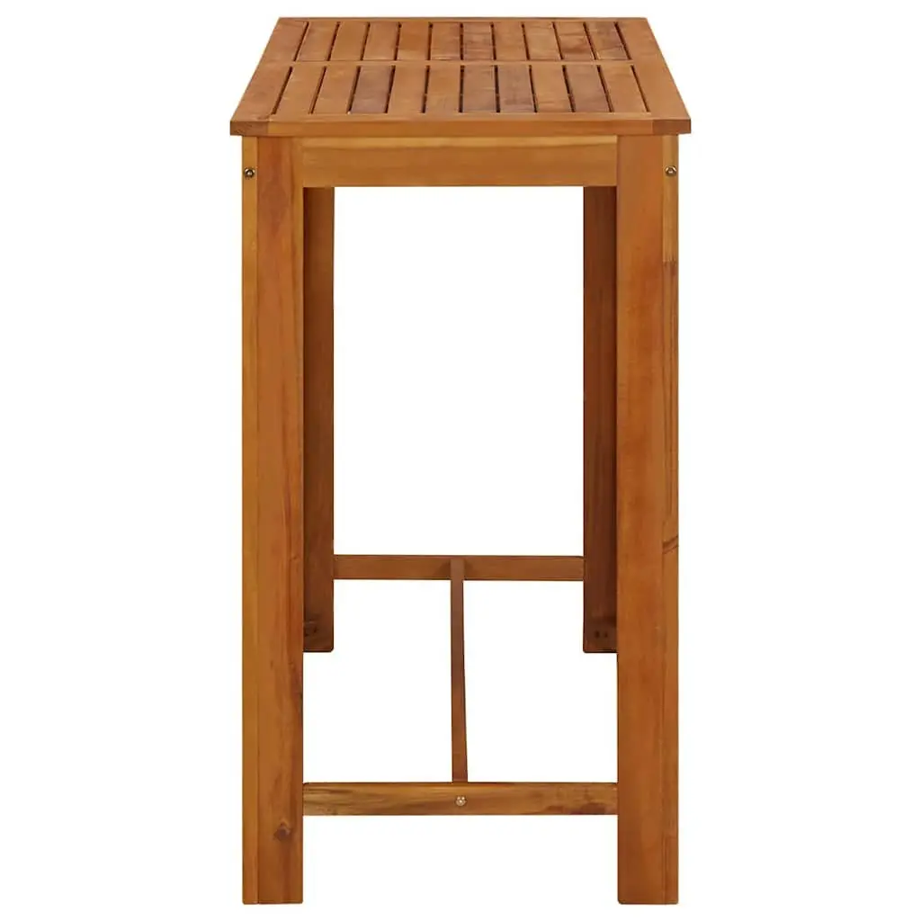 Patio Rattan Bar Set Grey 5 Piece Outdoor Furniture Table and Stools