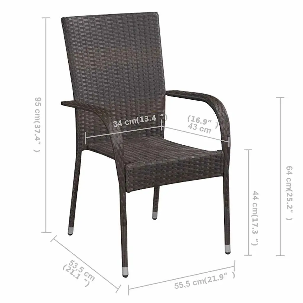 5 Piece Outdoor Dining Set for Comfort