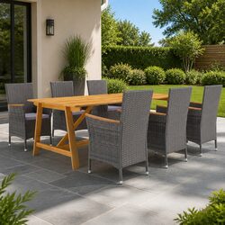 Concise Overview of the 7-Piece Garden Dining Set