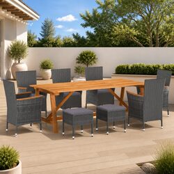 9-Piece Garden Dining Set
