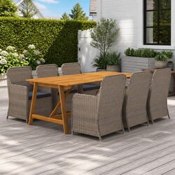 Compact 7-Piece Outdoor Dining Set for Your Garden