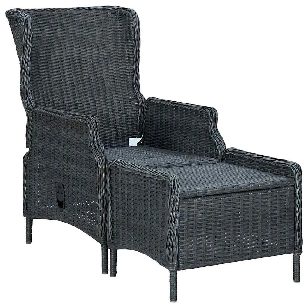 Garden Dining Set 9 Piece Outdoor Table Chairs Grey Rattan Furniture Patio