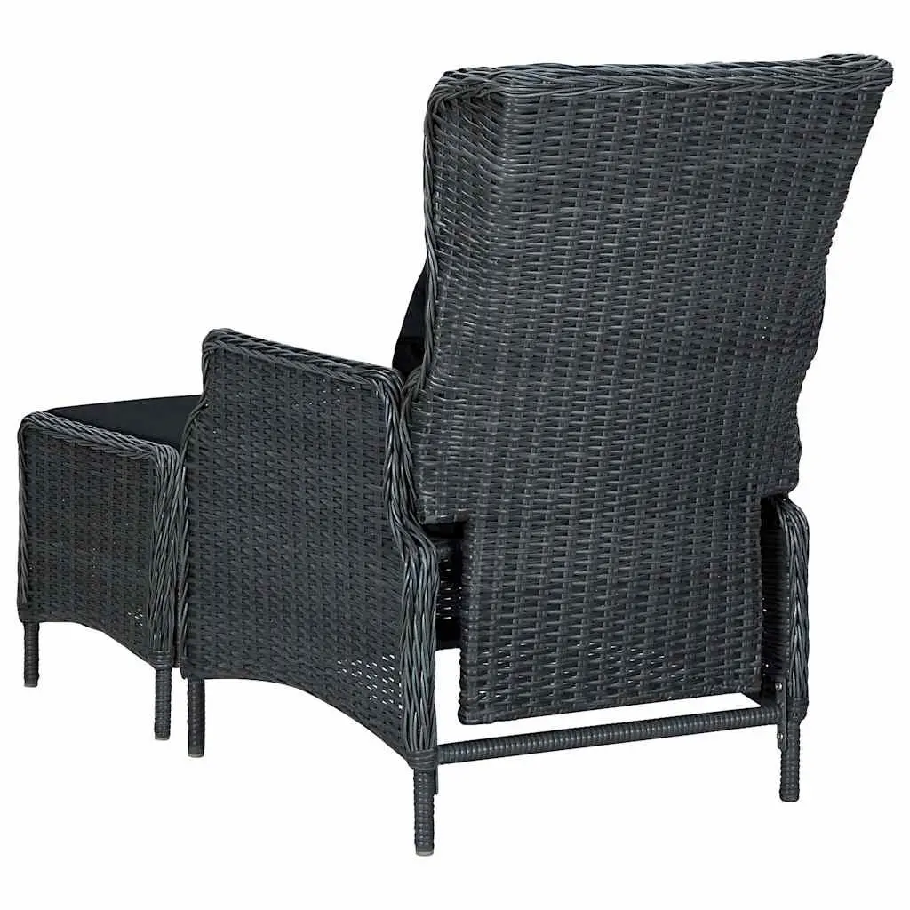 Garden Dining Set 9 Piece Outdoor Table Chairs Grey Rattan Furniture Patio