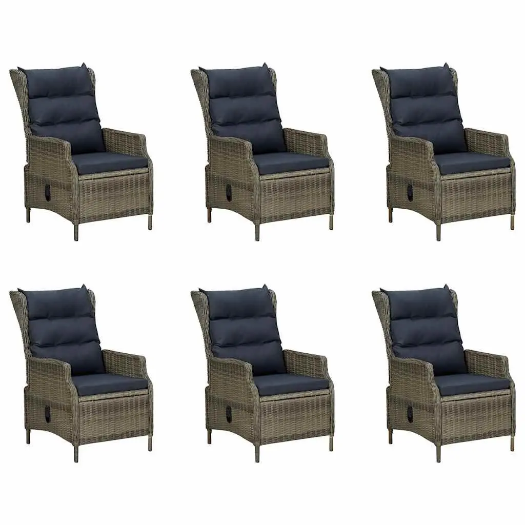 Garden Dining Set 9 Piece Outdoor Furniture Brown Acacia Wood Table Chairs
