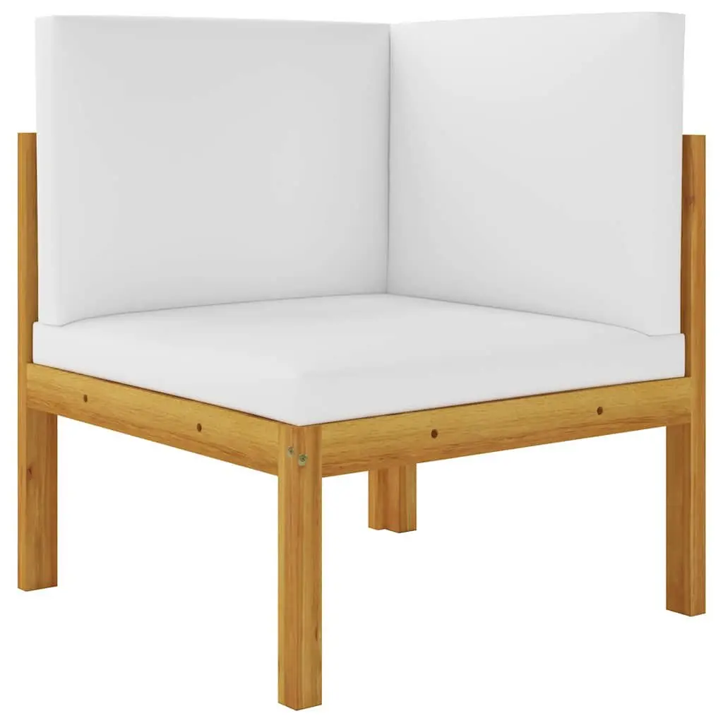 2-Seater Garden Bench Cream Rope Weave Backrest Outdoor Seating Removable Cushions