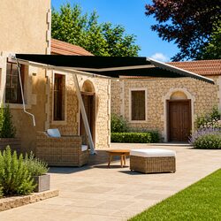 Concise Manual Retractable Awning 500x300 cm Anthracite
